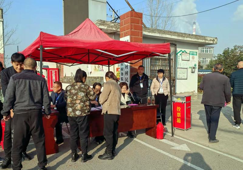 平圩镇老干部在村居换届中发挥新作用