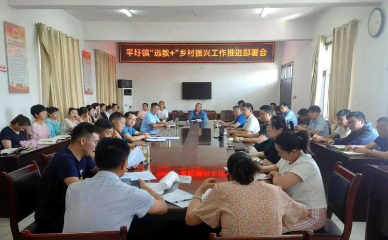 平圩镇远教点燃乡村振兴新引擎