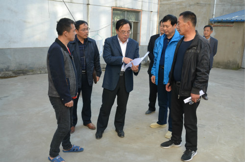 蔡宜骅前往高皇镇调研脱贫攻坚工作